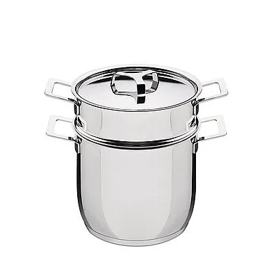 pots&pans pasta-set in acciaio inox 18/10 adatto induzione